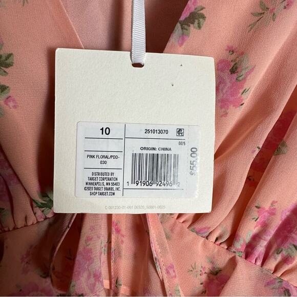 LoveShackFancy x Target Pink Floral Ruffle Dress NEW - Picture 5 of 7